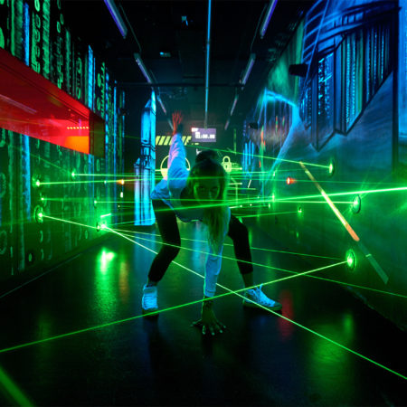 Spy museum laser